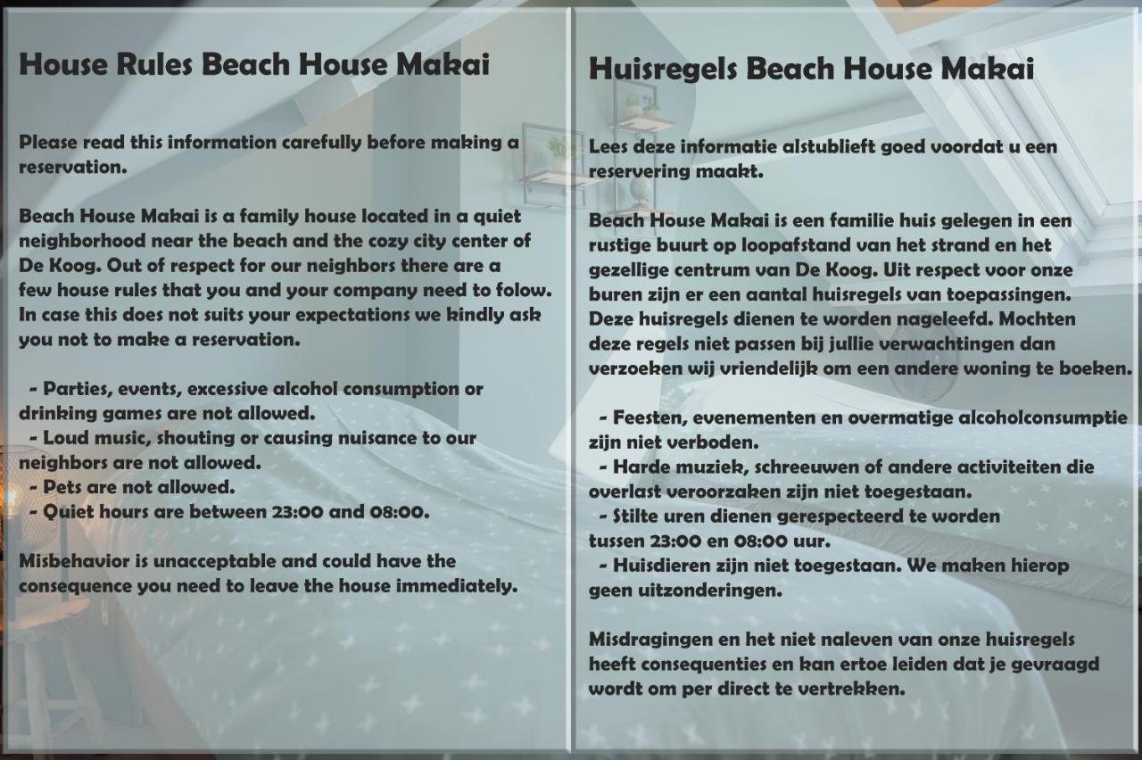 Beach House Makai - Family House With Finnish Sauna, 2 Bathrooms And Only Minutes From The Beach De Koog  Bagian luar foto